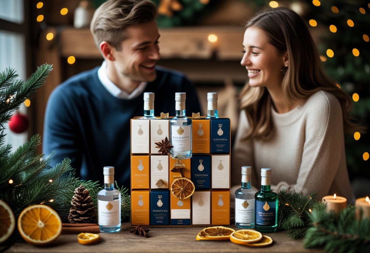 Den perfekte julekalender med lækker gin til kæresten